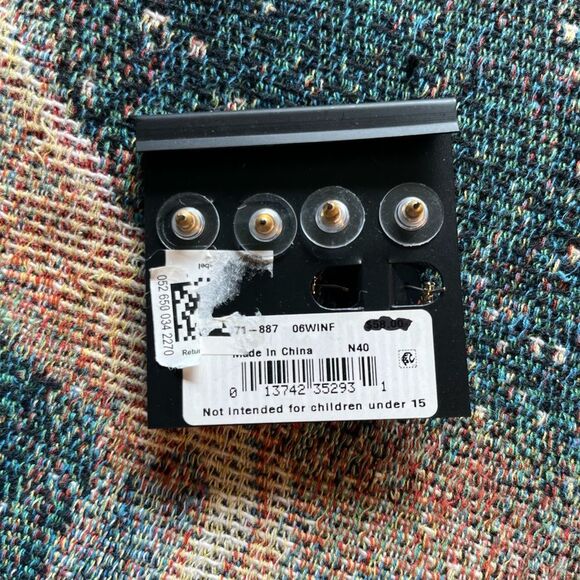 Givenchy Gold and Silver Earrings Elegant Jewelry Set Brand New Designer Silver - Picture 7 of 7